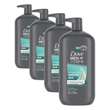 DOVE MEN + CARE 2-in-1 Face and Body Wash - One-Bottle Minimalist Shower Routine for Sensitive Skin Men, 30 oz