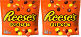 REESE'S PIECES Candy Bulk Bag 48 oz – Fun Birthday and Holiday Gift for Peanut Butter Lovers