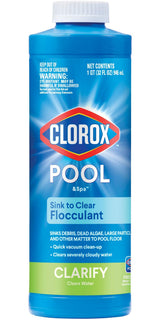 Clorox Pool&Spa Pool Flocculant – DIY Home Pool Maintenance Quick Clarifier, Faster Vacuum Cleanup