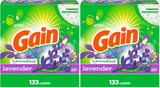 Gain Powder Laundry Detergent Lavender Scent for Bath Time & Wind-Down Routine, 133 Loads of Calming Floral Freshness