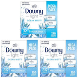 Downy Light Dryer Sheets – Nursery-Safe Laundry Care, Gentle for Baby Clothes & Bedding