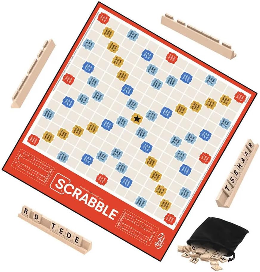 textured gameboard that keeps tiles in place during play