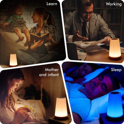 THAUSDAS Baby Night Light for Nursery – Flicker-Free LED Lamp with Timer and Touch Sensor Safe for Toddler Room and Midnight Diaper Changes