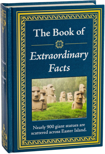 The Book of Extraordinary Facts – Premium Hardcover Display Book for Guest Room Side Tables and Conversation Corners