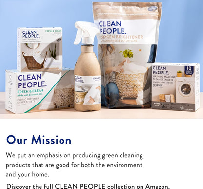 The Clean People Laundry Detergent - Fragrance Free Bed Linen Care, Ultra Concentrated for Mindful Nightly Routines