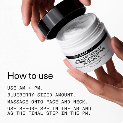 The INKEY List Bio-Active Ceramide Repairing and Plumping Moisturizer, Premium Anti-Aging Cream with Bio-Active Ceramides