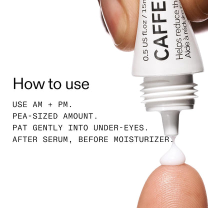 The INKEY List Caffeine Eye Cream – Clean Vanity Essential for Less-Is-More Skincare, Multi-Benefit Eye Cream