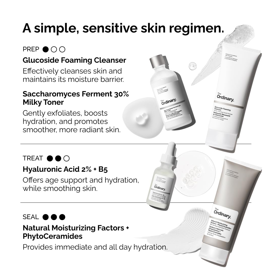 The Ordinary Glucoside Foaming Cleanser, Family-Safe Face Wash for Kids' Bathroom and Nursery Routines