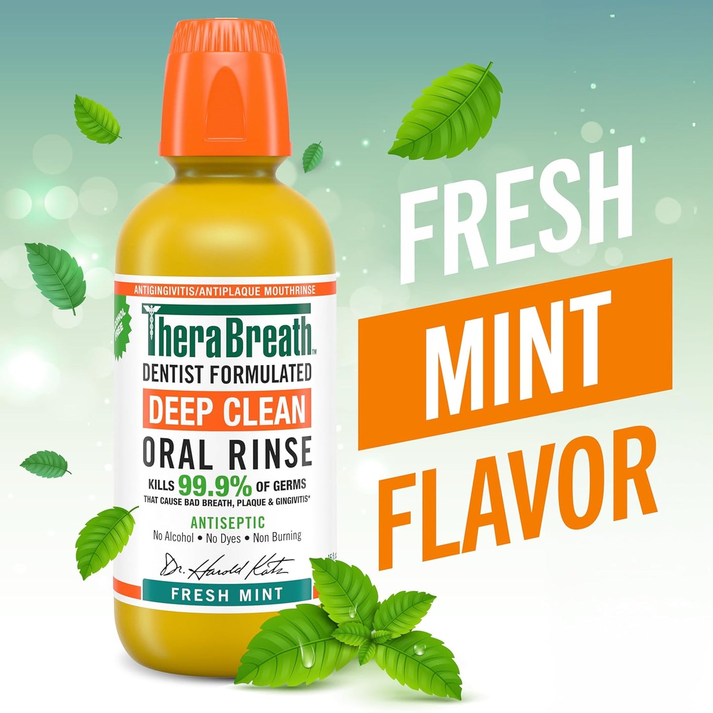 TheraBreath Alcohol-Free Rinse – Intentional Single-Product Solution Replacing Multiple Specialty Mouthwashes