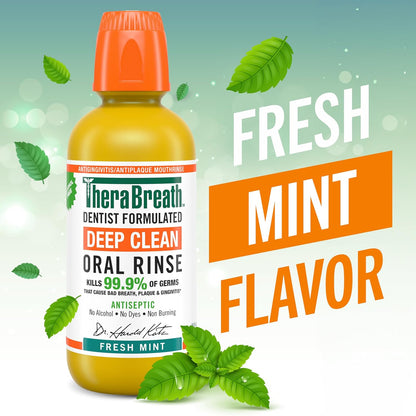 TheraBreath Alcohol-Free Rinse – Intentional Single-Product Solution Replacing Multiple Specialty Mouthwashes