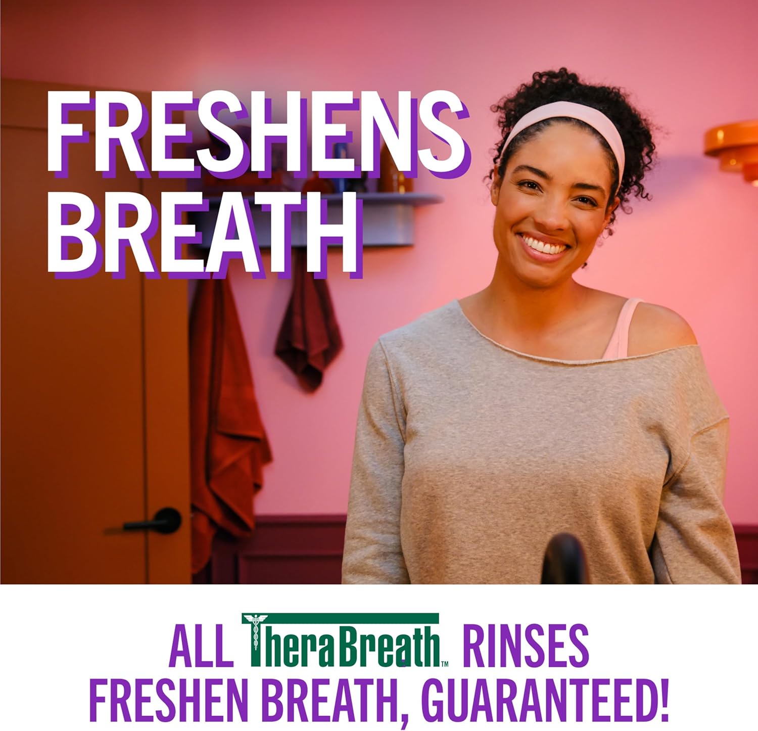 TheraBreath Complete Mouthwash 6-in-1, Burn-Free Fluoride Rinse Without Alcohol or SLS, 2 Pack