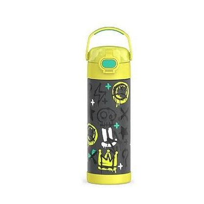 THERMOS FUNTAINER BPA-Free Kids Water Bottle – Durable 18/8 Stainless Steel Alternative to Cheap Plastic Bottles