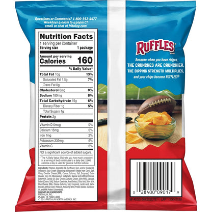 thick ridged potato chip cut designed for dip durability