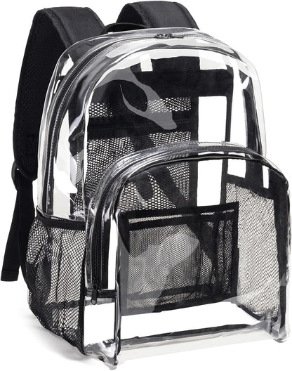 thick, smell-free clear pvc shell that is water-resistant, foldable, and cold-crack resistant