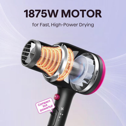 three attachments: concentrated nozzle, diffuser, and comb