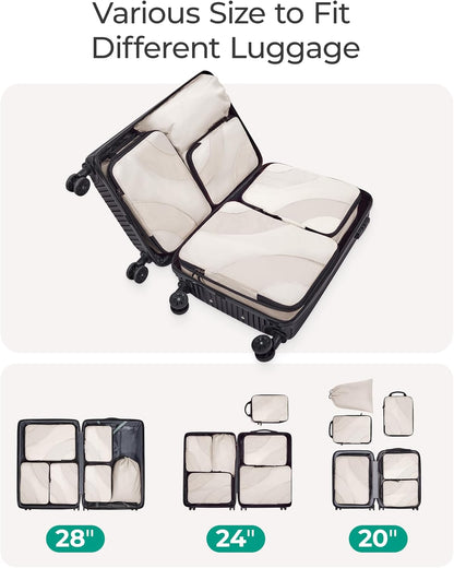 three set configurations: 2-pack, 4-pack, and 6-pack for trip-length flexibility