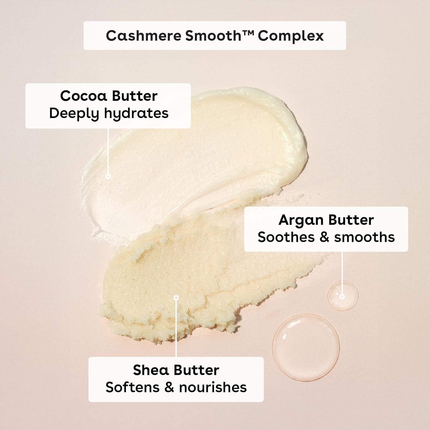 three-step regimen compatibility: pre-shave scrub, shave butter, post-shave body cream for 72-hour hydration