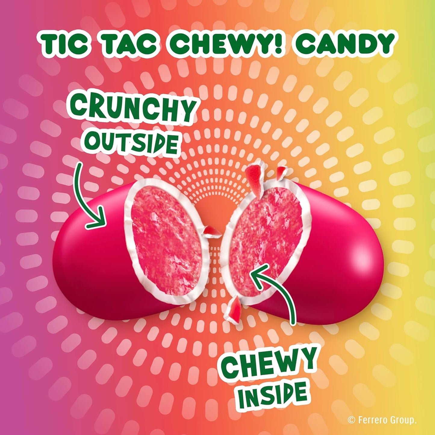 Tic Tac Chewy! Fruit Adventure Candy – After-School Treat Pantry Staple for Kids and Tweens, 7 oz Resealable Bag