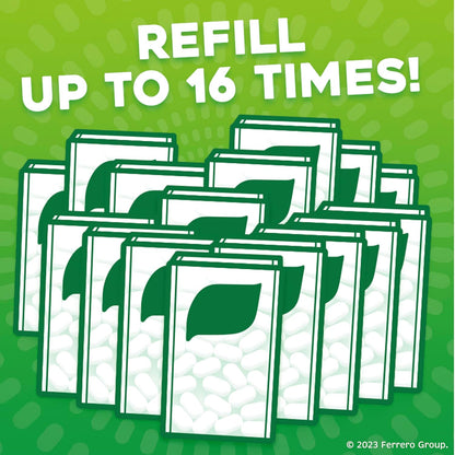 Tic Tac Freshmints Refill Bag – Tailgate and Sports Bar Must-Have for Soccer Watch Parties, 17.2 oz