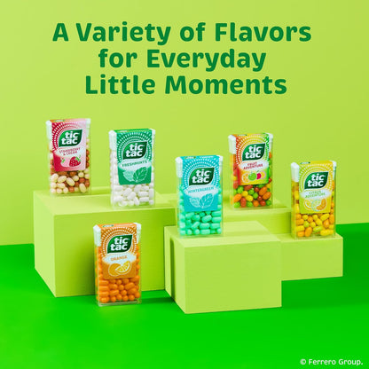 Tic Tac Orange Bulk Refill Bag – Stocking Stuffer and Birthday Gift for Her, Includes Pocket Travel Pack