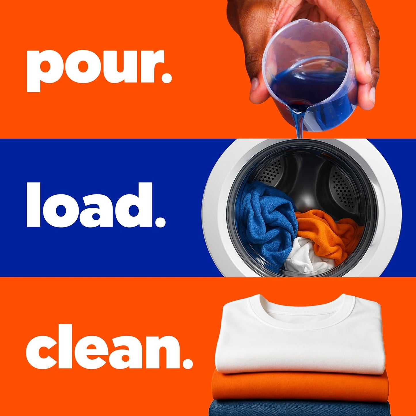 Tide Liquid Laundry Detergent Original Scent 125 fl oz Bulk Jug for Big Family Laundry Room Loads