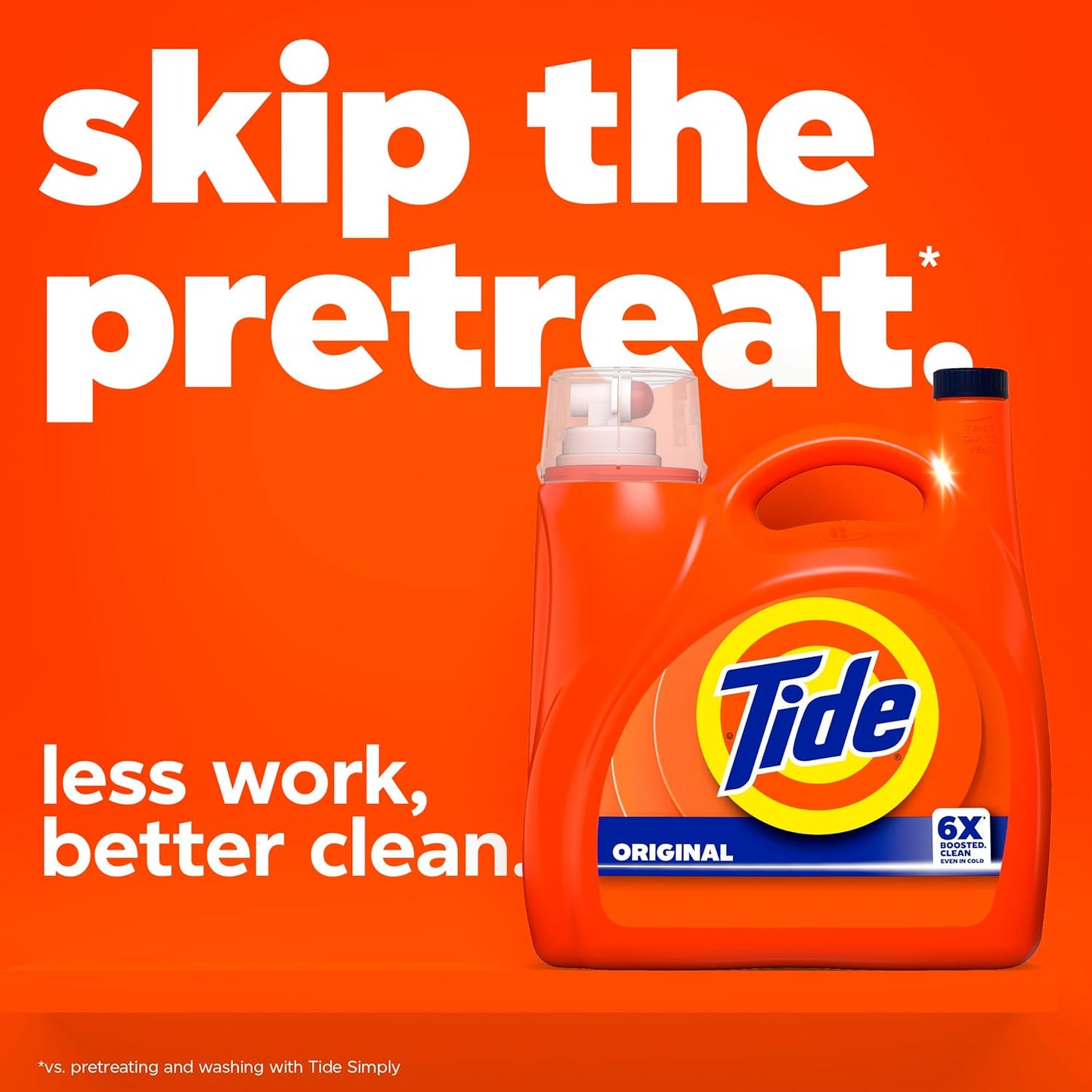 Tide Original Scent Liquid Laundry Detergent 158 fl oz – Bulk Cold-Wash Laundry Soap for Busy Home Office Routines, 126 Loads