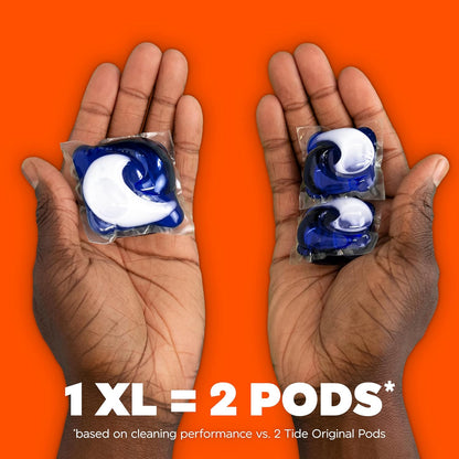 Tide Oxi Boost Power PODS Laundry Detergent Pacs for Family Laundry Room, Tough Stain Removal for Kids' Clothes and School Uniforms