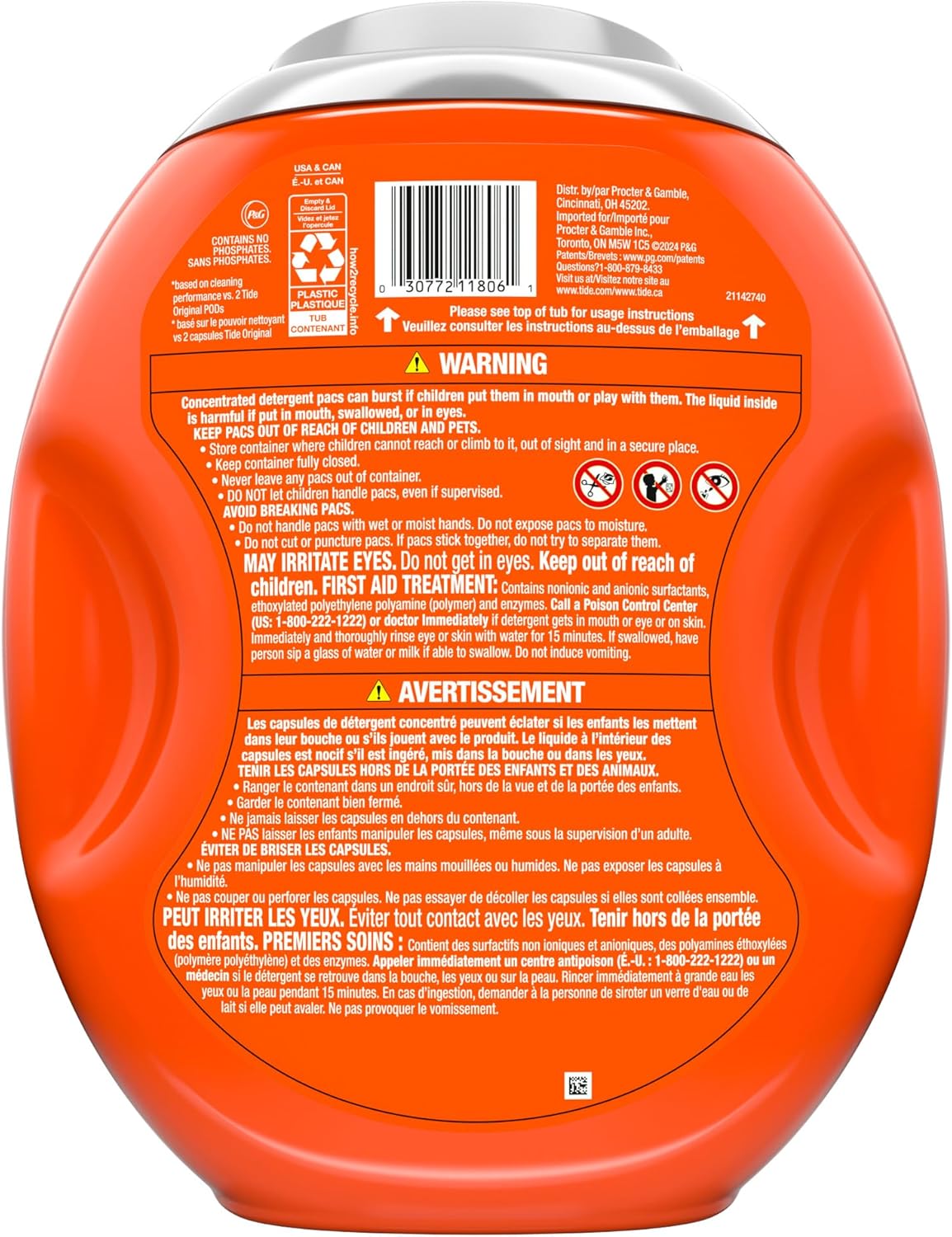 Tide Plus Downy April Fresh Laundry Pods 45 Count, Single-Dose Detergent for Clutter-Free Laundry Room
