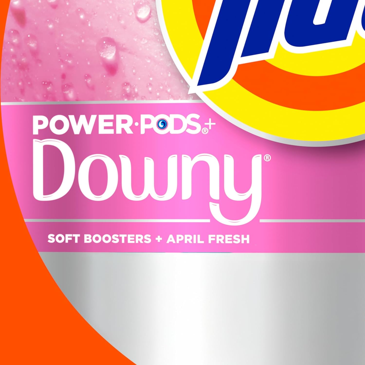 Tide Plus Downy April Fresh Laundry Pods 45 Count, Single-Dose Detergent for Clutter-Free Laundry Room