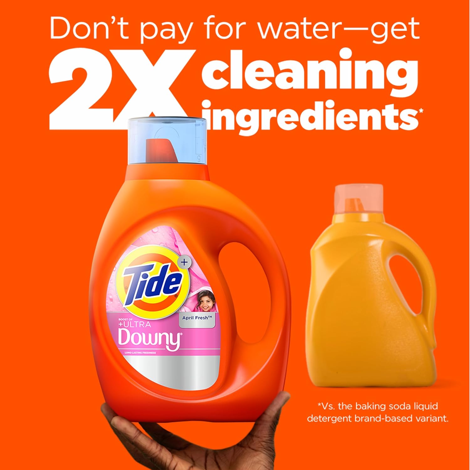 Tide Plus Downy April Fresh Liquid Detergent – 105-Load Bulk Laundry Bottle for Efficient Home Office and Household Routines