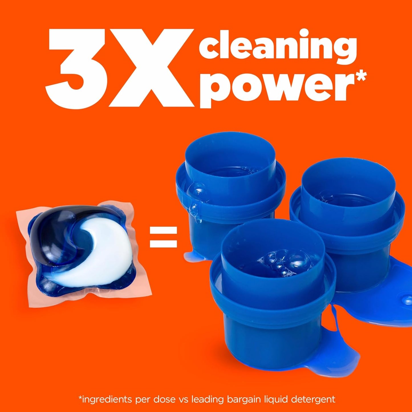 Tide PODS Downy 4-in-1 Laundry Detergent Pacs for Quick Home Office Laundry Routines, 57 Count