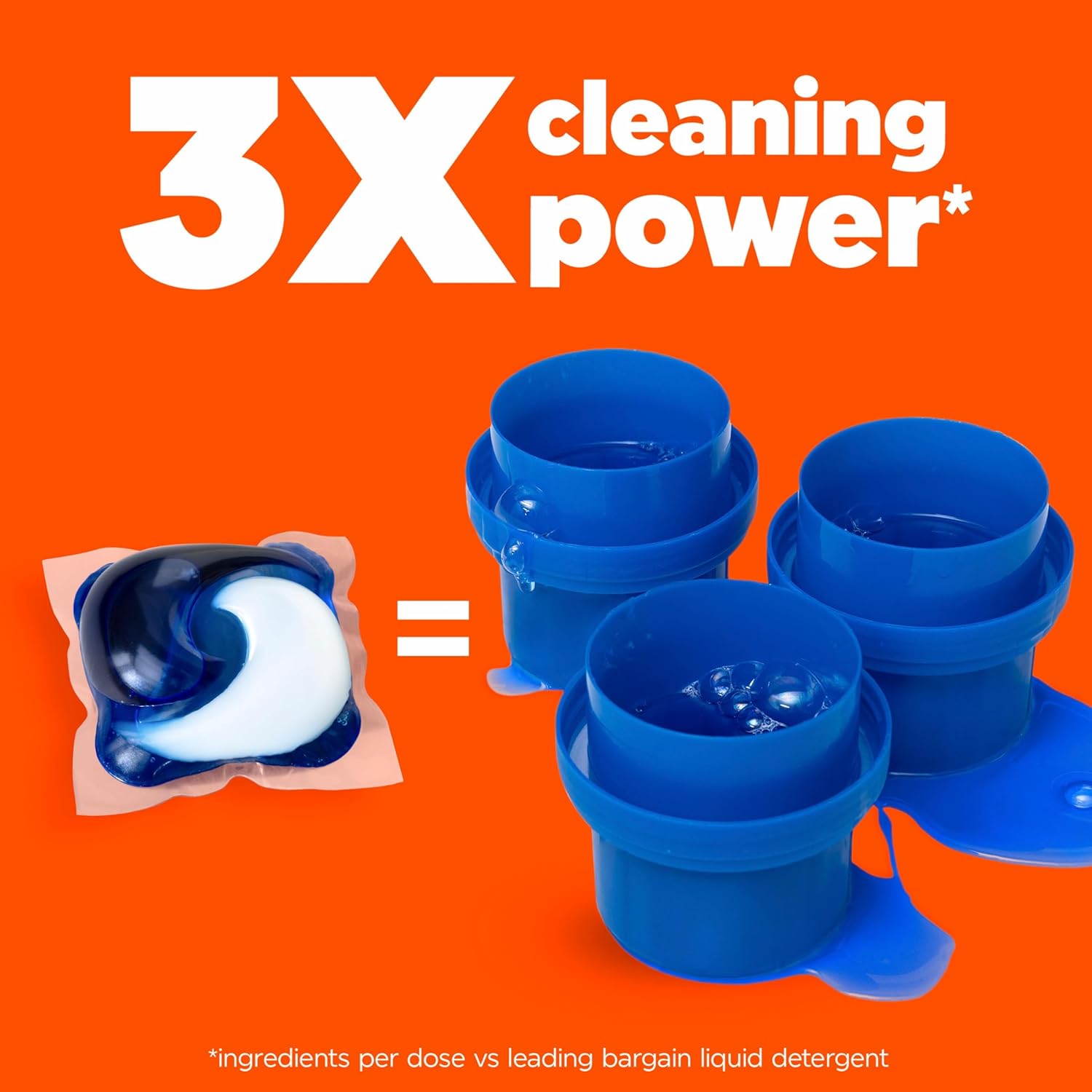 Tide PODS Downy 4-in-1 Laundry Detergent Pacs for Quick Home Office Laundry Routines, 57 Count