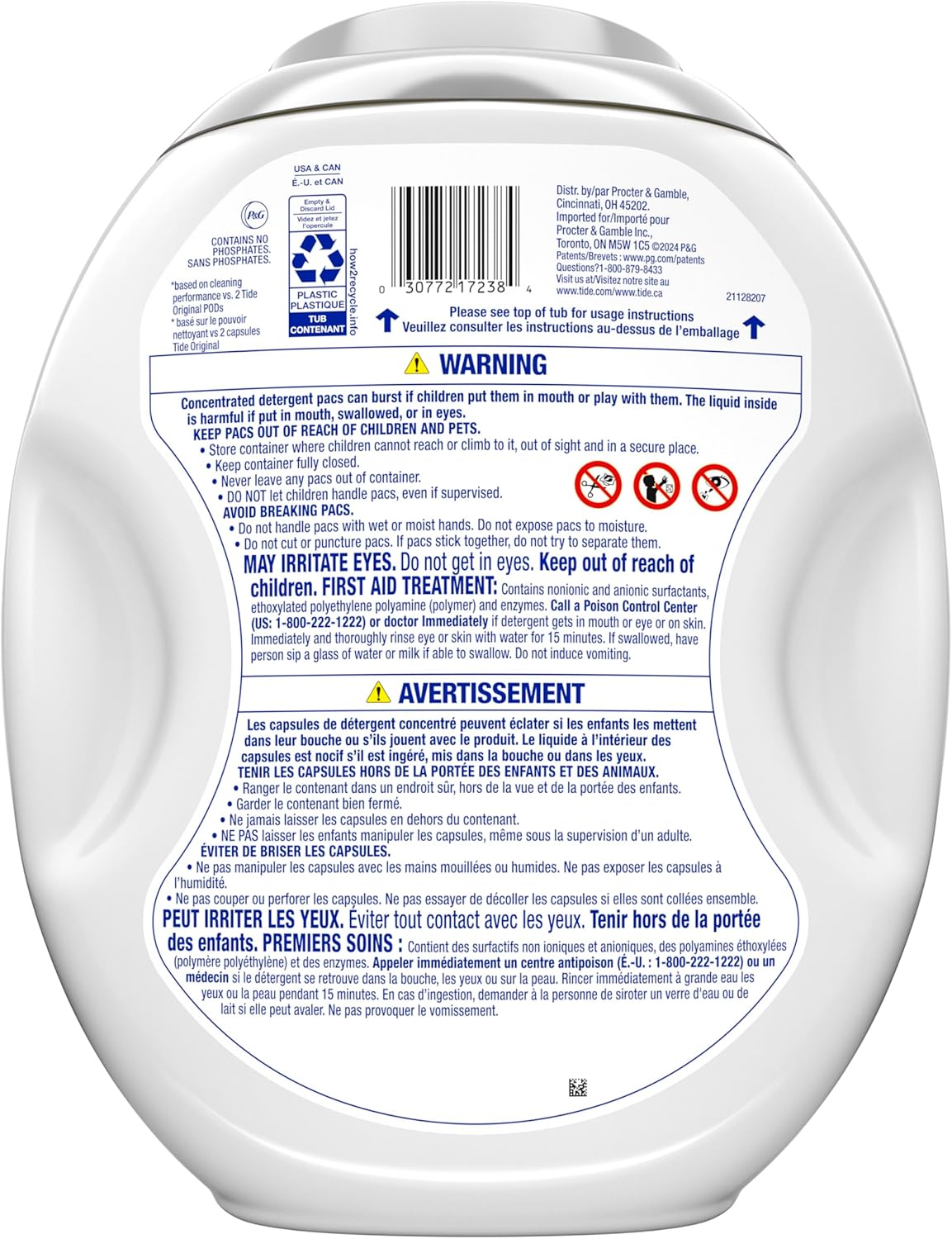 Tide PODS Free and Gentle Laundry Detergent – Baby Clothes and Cloth Diaper Wash for Sensitive Infant Skin