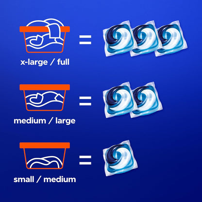 Tide PODS Laundry Detergent Pacs for Family Laundry Room – 3-in-1 Stain Remover for Kids Clothes