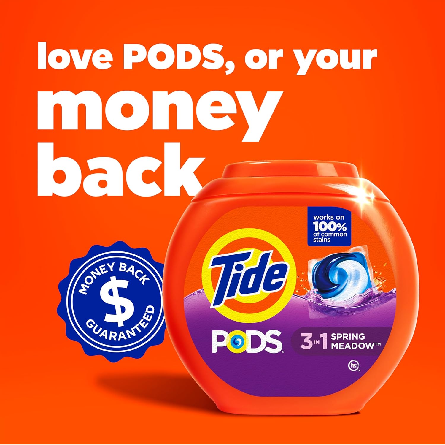 Tide PODS Laundry Detergent Pacs for Family Laundry Room – 3-in-1 Stain Remover for Kids Clothes