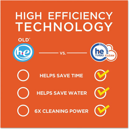 Tide Powder Laundry Detergent Original 125 Loads for High-Efficiency Washers, Quick-Cycle Home Office Laundry Room