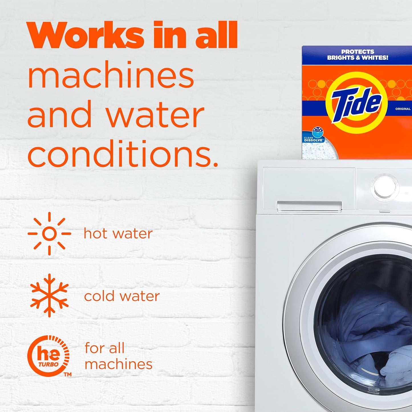 Tide Powder Laundry Detergent, Original Scent – Efficient Bulk Laundry Supply for Home Offices and Work-From-Home Routines