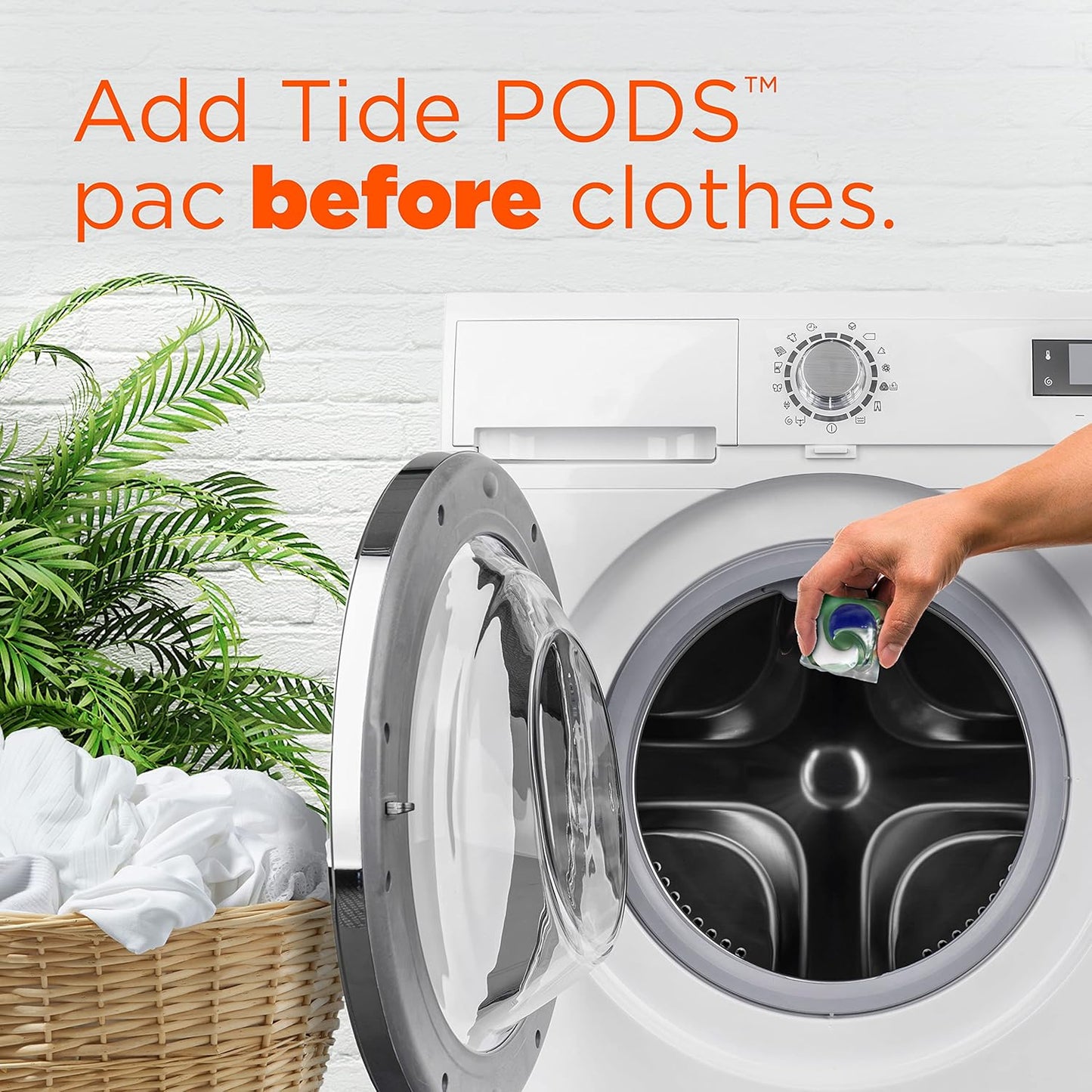 Tide Power Pods with Febreze Laundry Detergent Pacs for Family Laundry Rooms, Stain-Fighting for School Uniforms