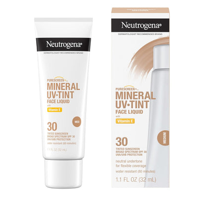 tinted 'medium' shade with flexible neutral undertones for natural blending