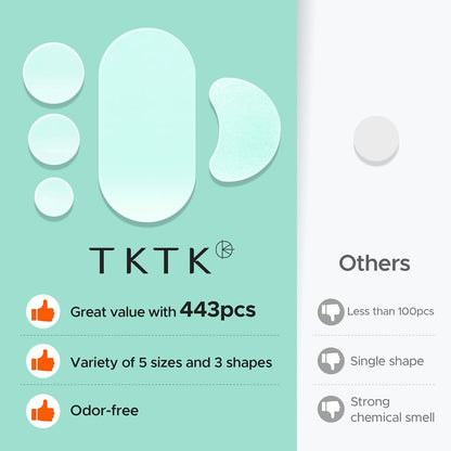 TKTK 443 Count Acne Patches – Teen-Friendly Spot Treatment for Dorm Room and School Backpack