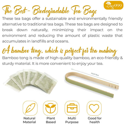 TOG999 Turmeric Ginger Cinnamon Tea Bags – Nightly Wind-Down Herbal Ritual for Calm Digestion and Better Sleep