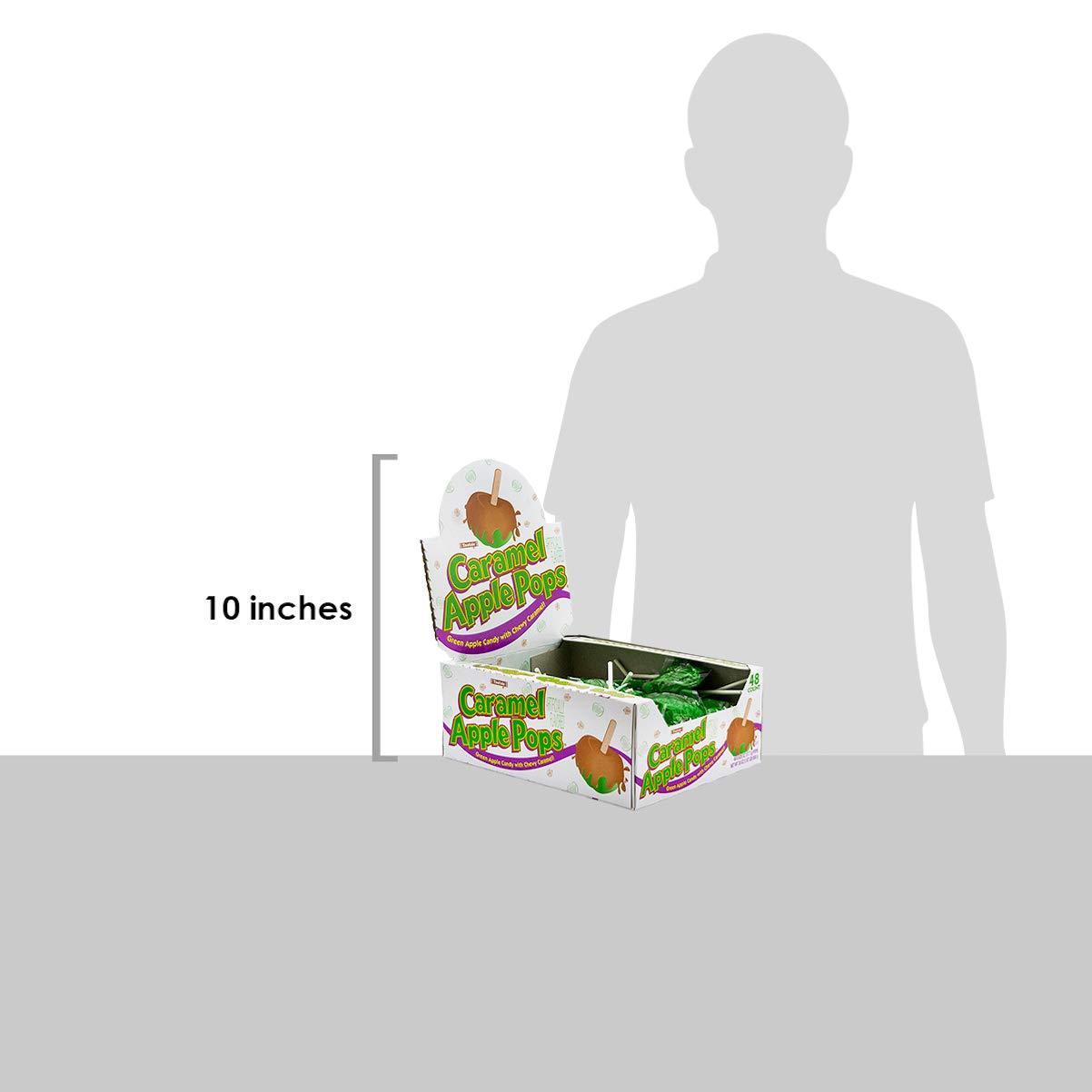 Tootsie Roll Caramel Apple Hard Candy – Care Package Treat for Elderly Parents, Easy-Pantry 48 Count Box