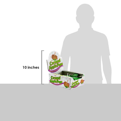 Tootsie Roll Caramel Apple Hard Candy – Workplace Countertop Treat for Staff and Visitors, Pantry-Fresh 48 Box