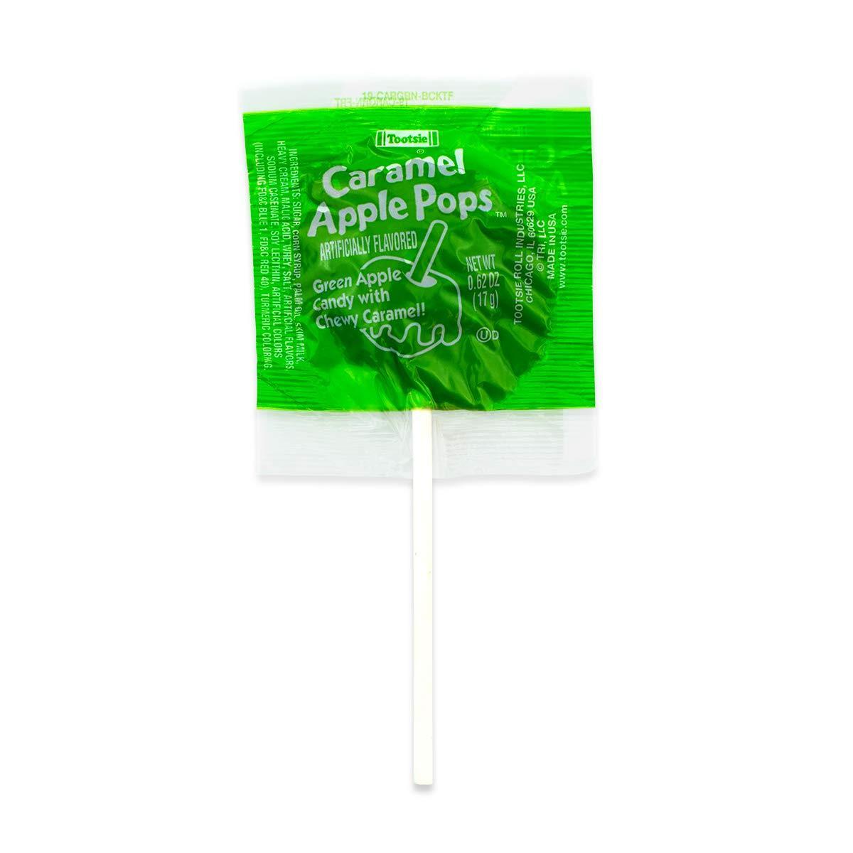 Tootsie Roll Caramel Apple Hard Candy – Workplace Countertop Treat for Staff and Visitors, Pantry-Fresh 48 Box