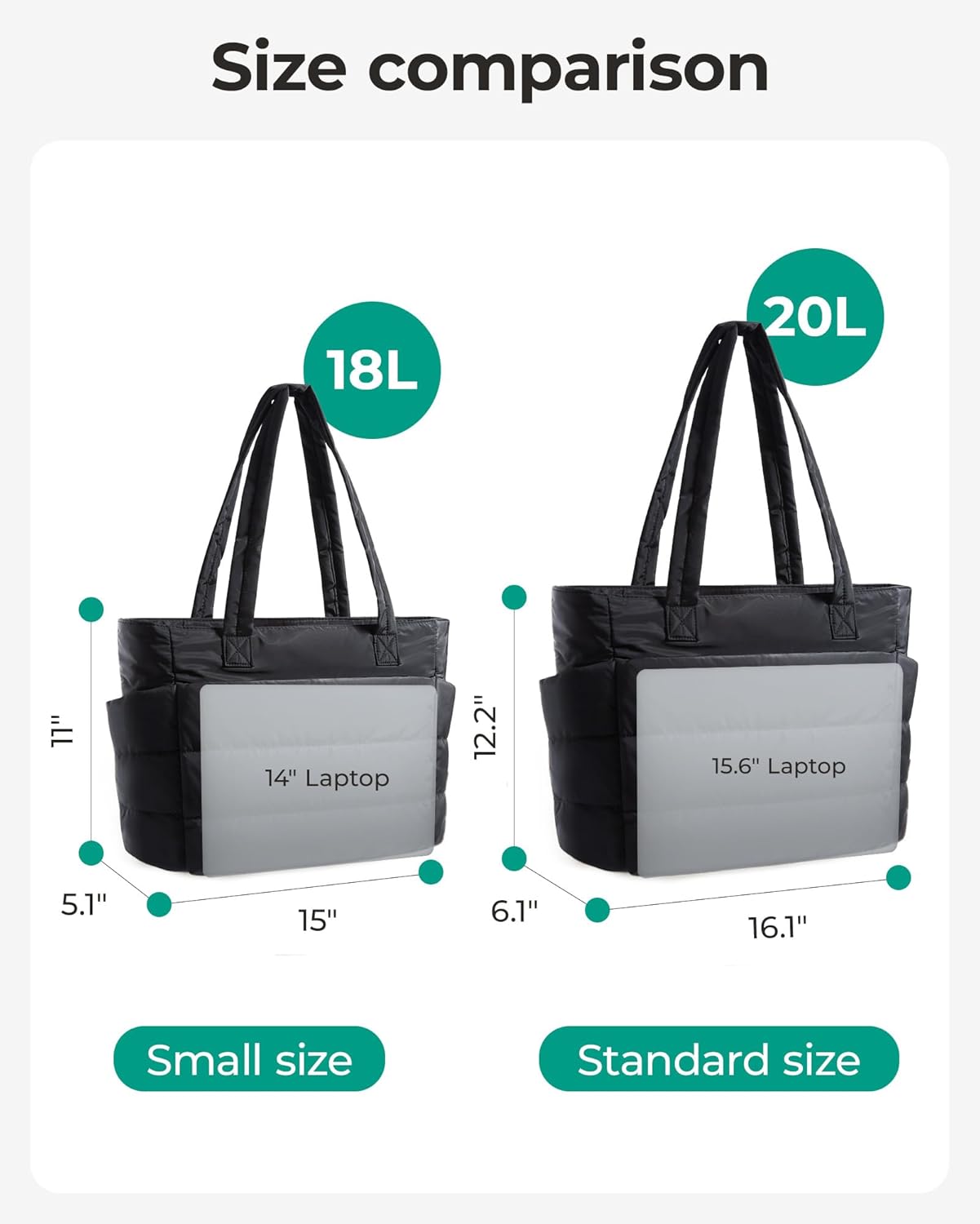 tote/shoulder bag hybrid design with dual carry option