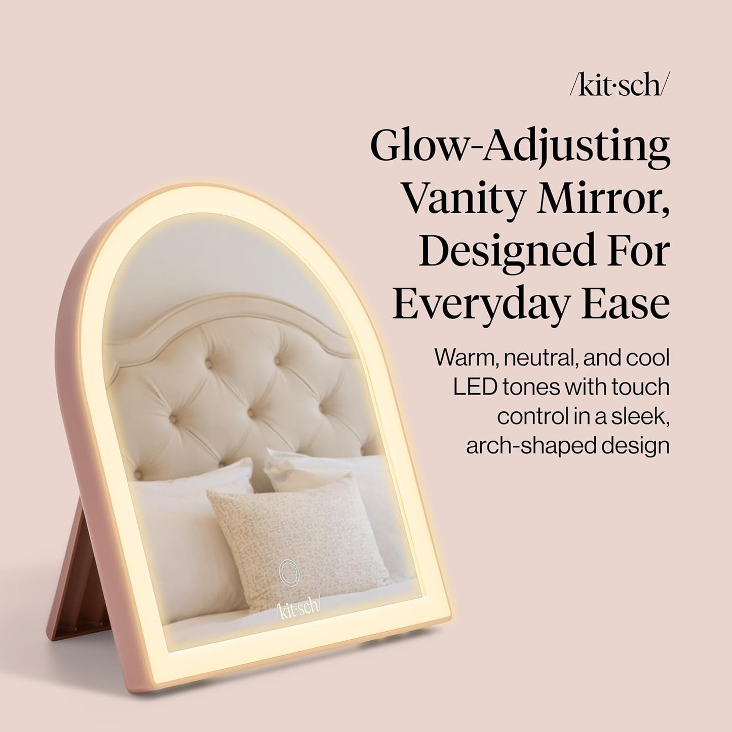 touch-activated sensor for brightness adjustment and tone switching