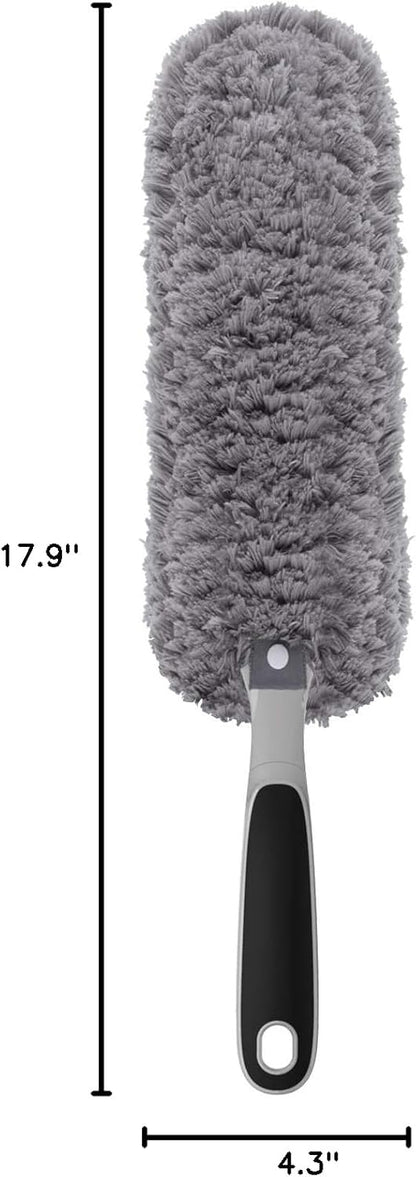tpr rubber-covered ergonomic handle for non-slip comfort