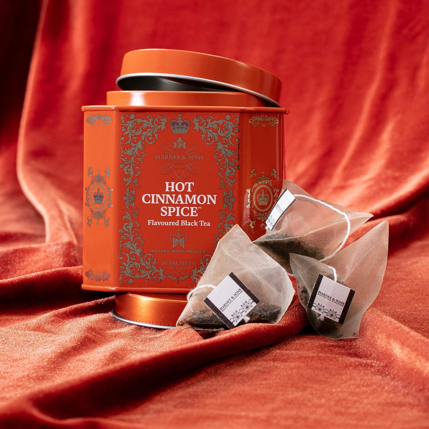 traditional decorative tin included in the historic royal palaces collection design