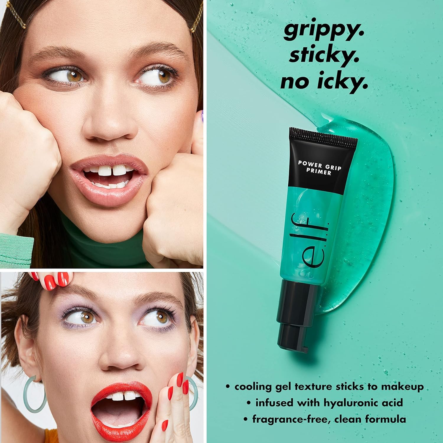 translucent clear finish suitable for all skin tones