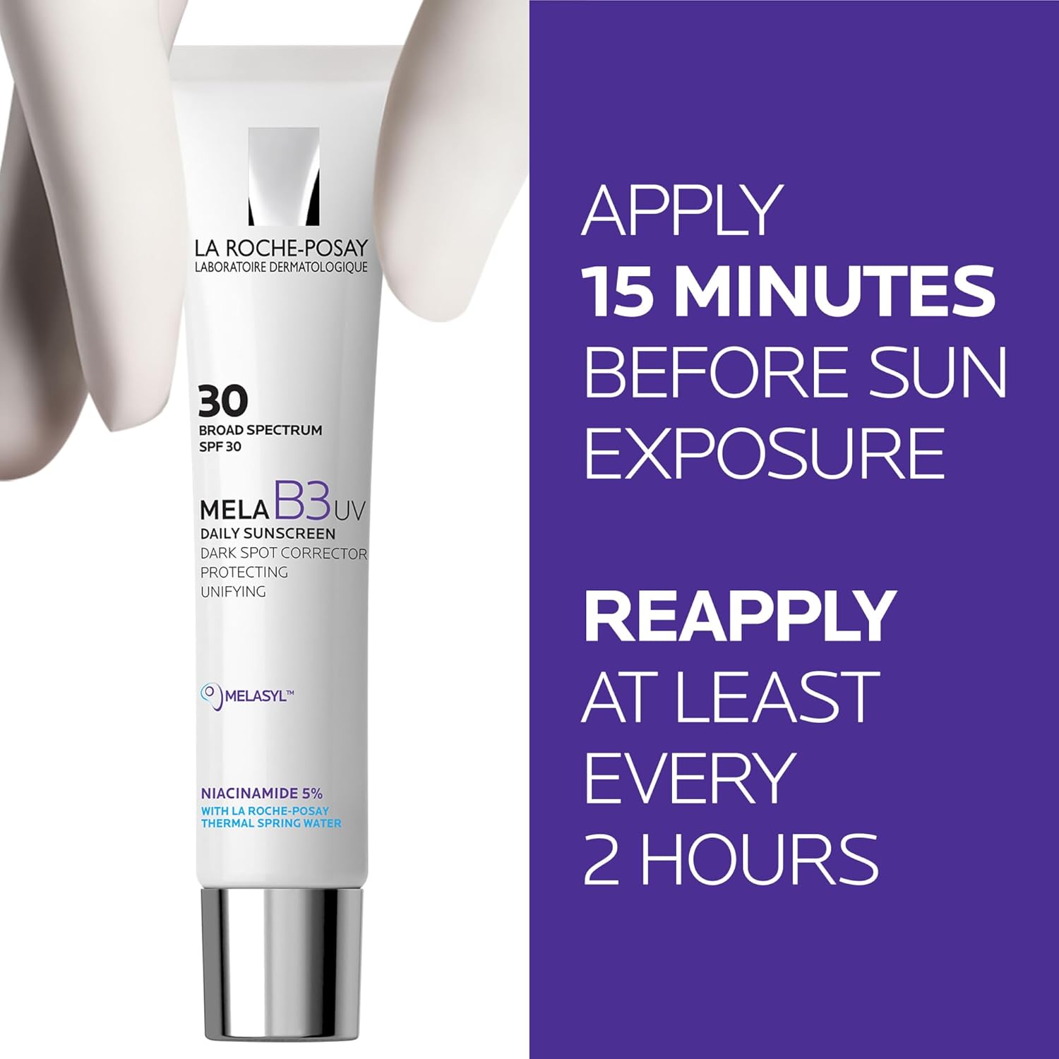 travel-friendly 40ml size with water-resistant performance